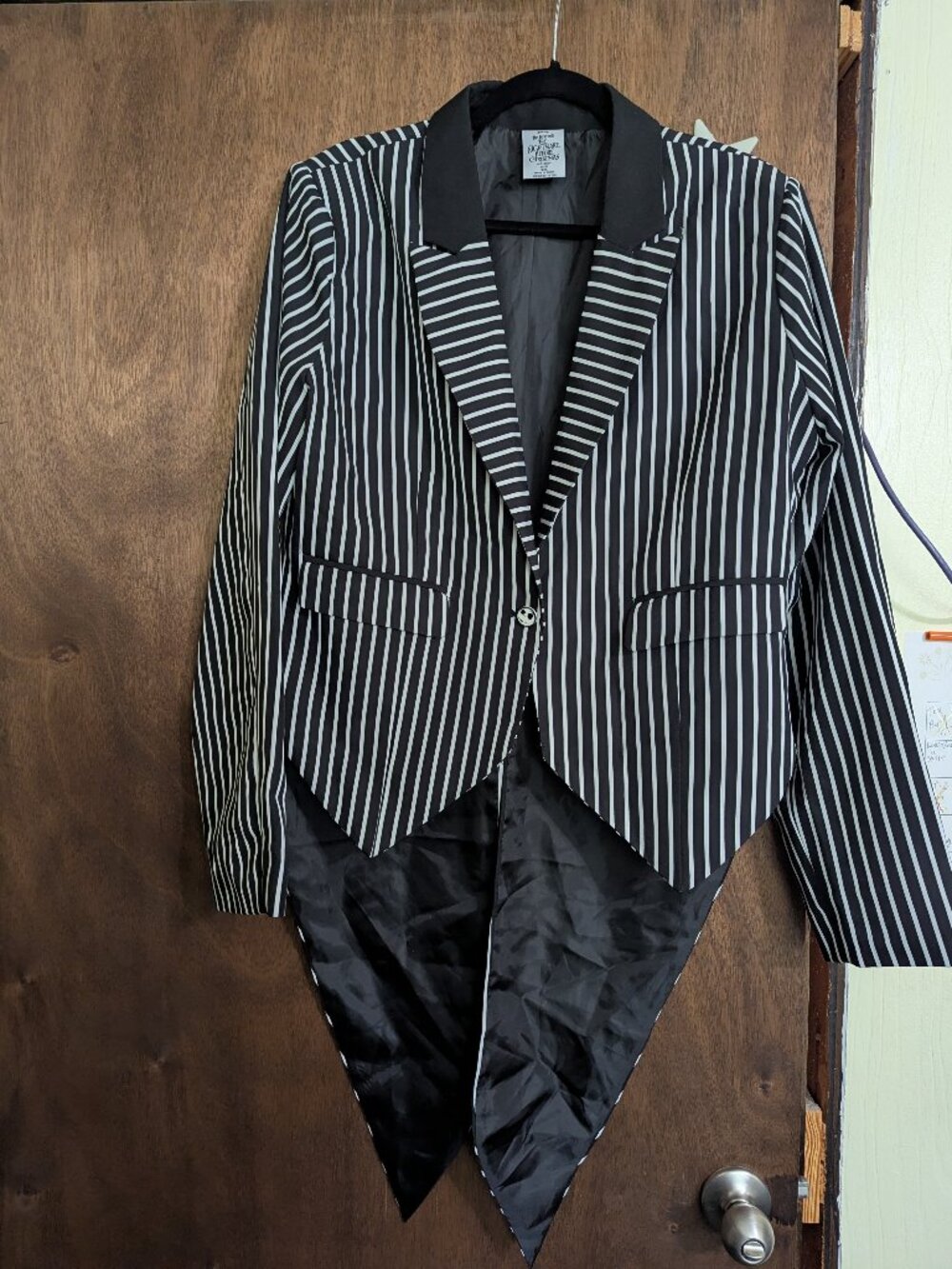 The Nightmare Before Christmas Suit Jacket with Coattails